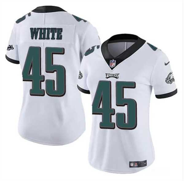 Women's Philadelphia Eagles #45 Devin White White Vapor Untouchable Limited Stitched Jersey Dzhi,We sell and wholesale Women's Philadelphia Eagles #45 Devin White White Vapor Untouchable Limited Stitched Jersey Dzhi on line form chian!